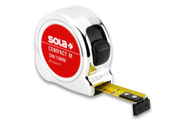 SOLA - Compact M CO 8m x 25mm svinovací metr s magnetem