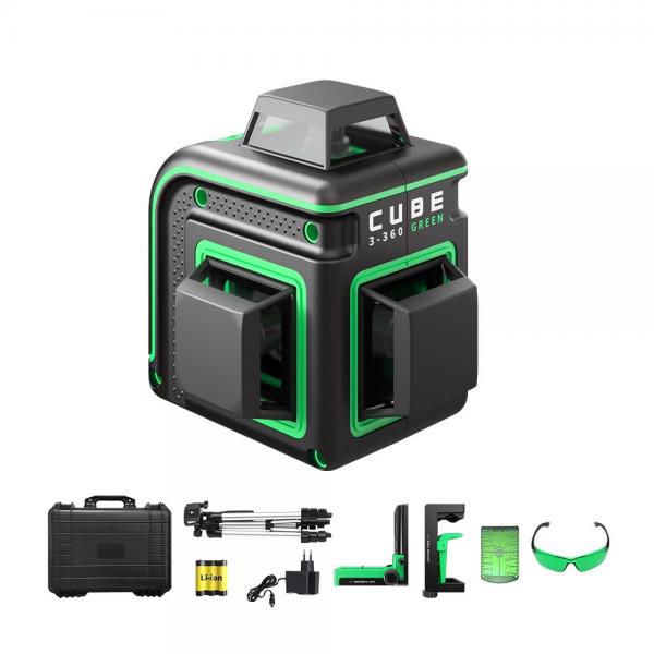 Křížový laser ADA Cube 3-360 Ultimate Green