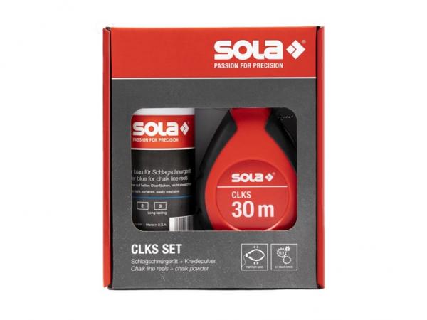 SOLA - CLKS 30 SET B - brnkačka 30m + křída - modrá
